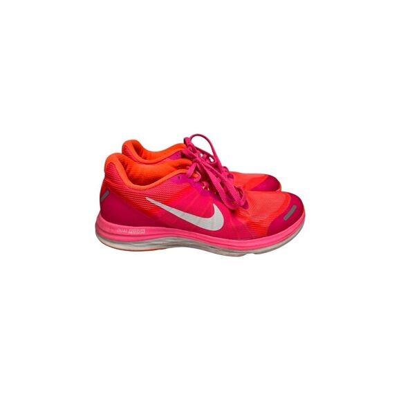 Nike neon pink and orange dual fusion X2 lightweight sneakers size 6 - Picture 1 of 12